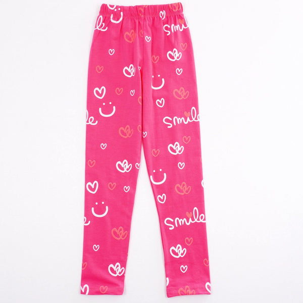 Girls' Smile' Leggings (4-8y) - Clothes4Kids
