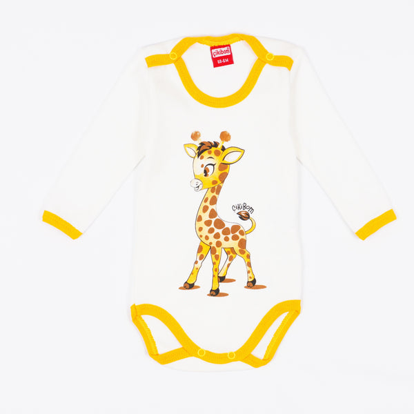 Baby Unisex 'Giraffe' Printed Set (0-9m) - Clothes4Kids