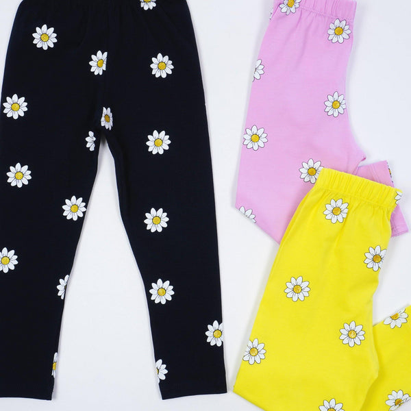Girls' Daisy' Printed Leggings (1-8y) - Clothes4Kids