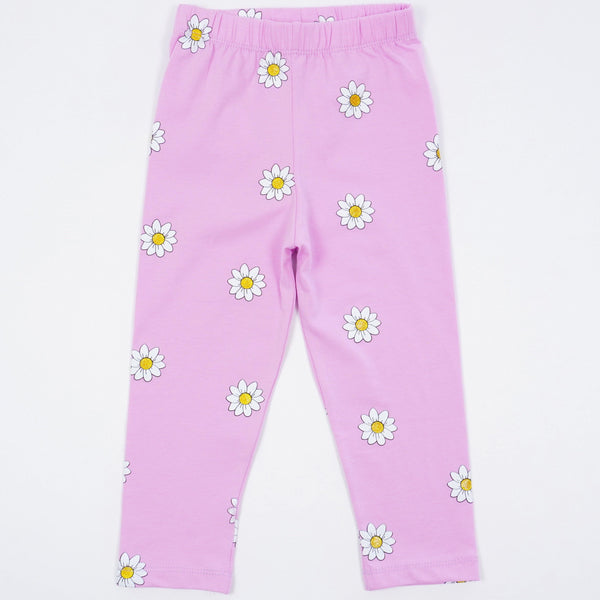 Girls' Daisy' Printed Leggings (1-8y) - Clothes4Kids