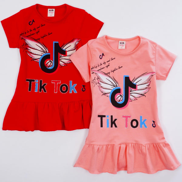Girls' Tik Tok' Printed Tunic (3-8y) - Clothes4Kids