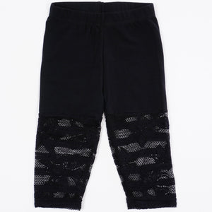 Girls' Lace-Trimmed Cycling Shorts (3-9y) - Clothes4Kids