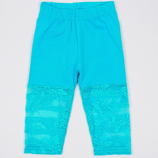 Girls' Lace-Trimmed Cycling Shorts (3-9y) - Clothes4Kids