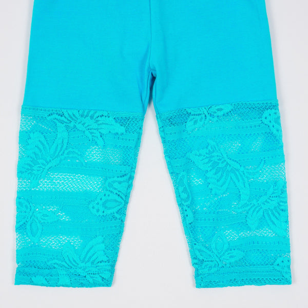 Girls' Lace-Trimmed Cycling Shorts (3-9y) - Clothes4Kids
