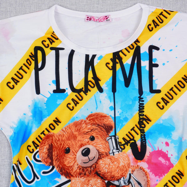 Girls' Pick Me' Teddy Bear Dress (7-13y) - Clothes4Kids