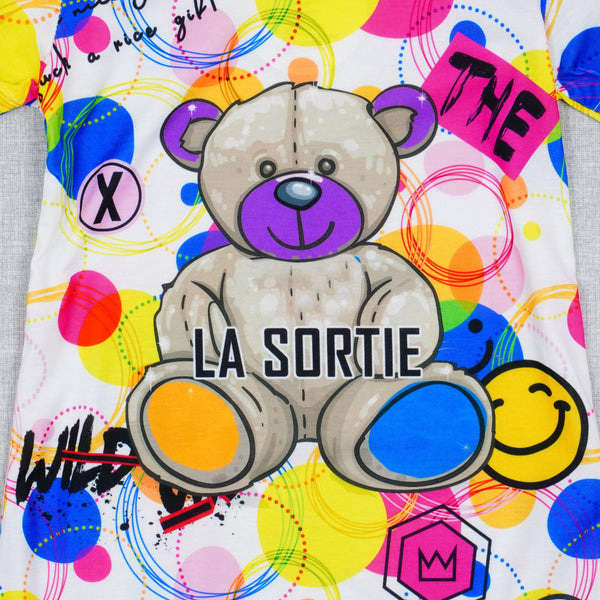 Girls' Teddy Bear' Dress (6-12y) - Clothes4Kids