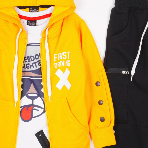 Boys' Freedom Fighter' Printed 3pcs Set (3-8y) - Clothes4Kids