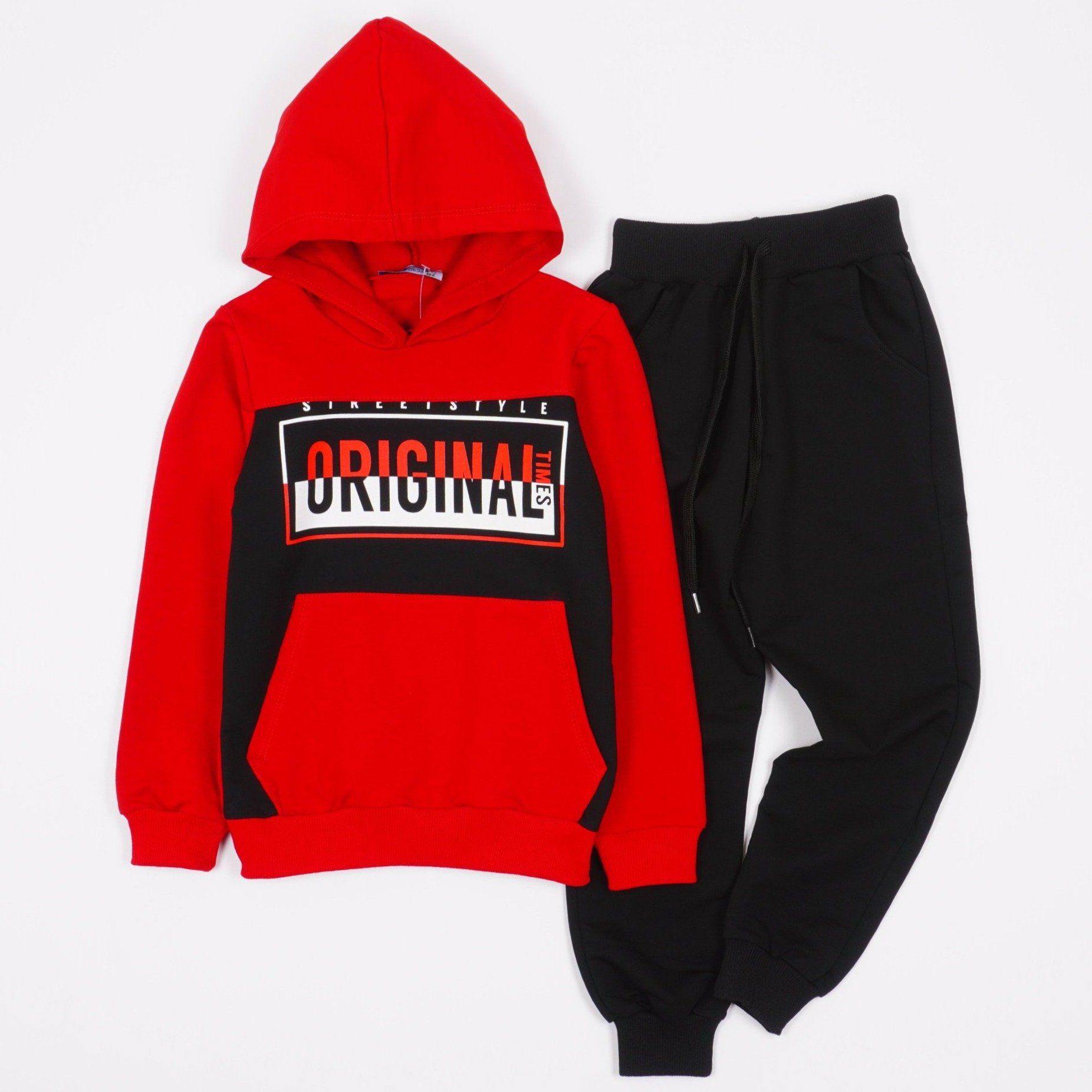 Boys' Original Times' Red Tracksuit (6-11y) - Clothes4Kids