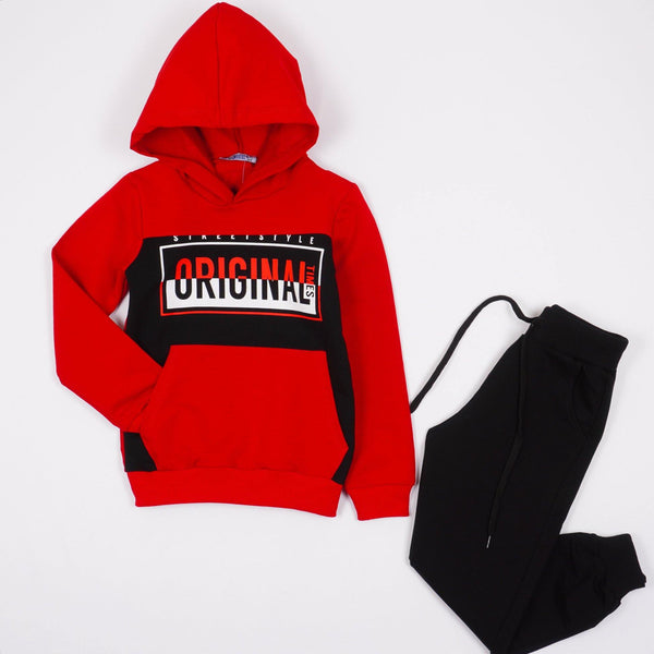 Boys' Original Times' Red Tracksuit (6-11y) - Clothes4Kids