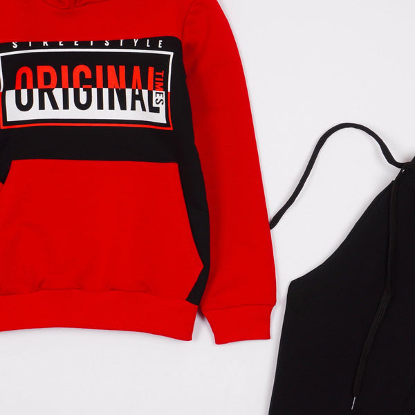 Boys' Original Times' Red Tracksuit (6-11y) - Clothes4Kids