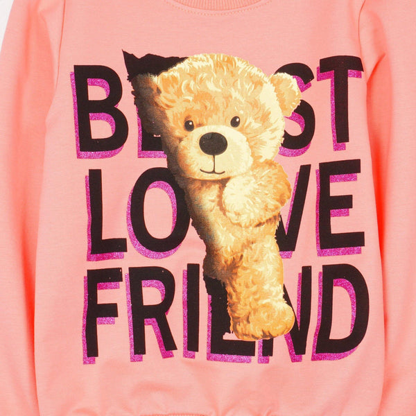 Girls' Best Friend' Teddy Bear Tracksuit (4-9y) - Clothes4Kids