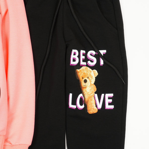 Girls' Best Friend' Teddy Bear Tracksuit (4-9y) - Clothes4Kids