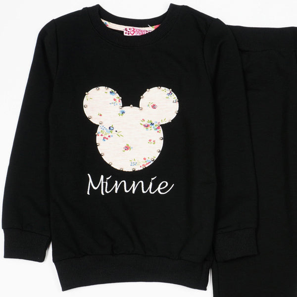 Girls'  Black Tracksuit (5-9y) - Clothes4Kids