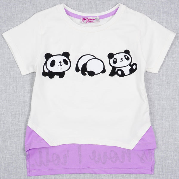 Girls' Panda Top (5-11y) - Clothes4Kids