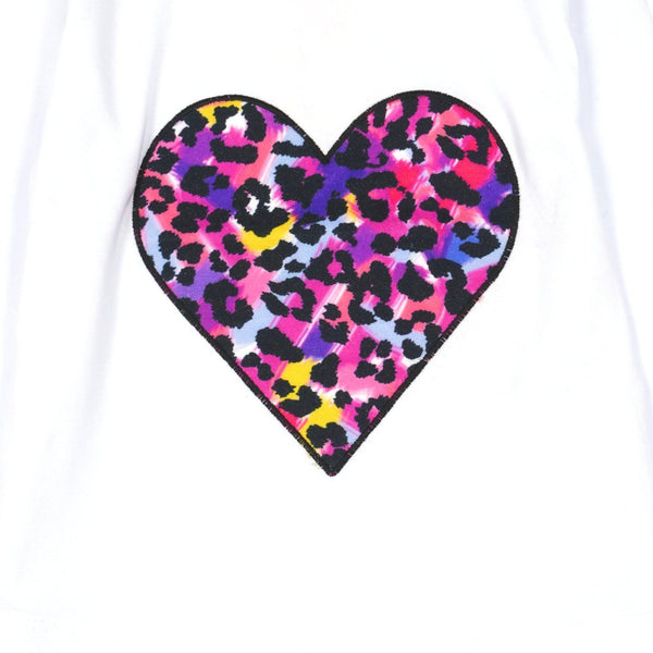 Girls' Leopard Print Purple / Black / White Set (3-9y) - Clothes4Kids