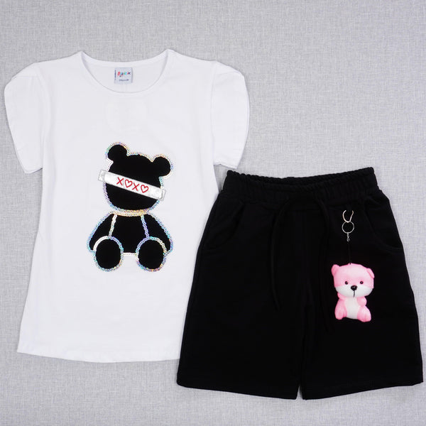 Girls' Sequin Teddy Bear ' Set (6-11y) - Clothes4Kids