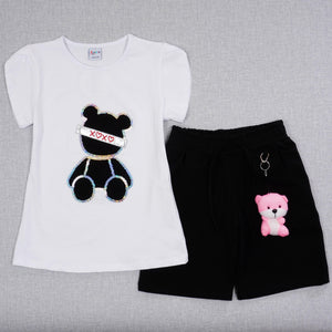 Girls' Sequin Teddy Bear ' Set (6-11y) - Clothes4Kids