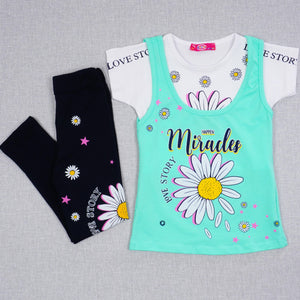 Girls' Miracles' Flowers' 3pcs Set (3-8y) - Clothes4Kids