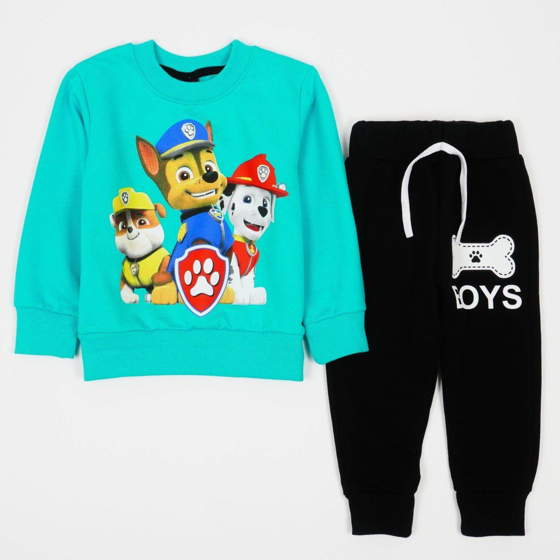 Boys' Paw Patrol ' Printed Ocean Blue/Black Tracksuit (9m-4y) - Clothes4Kids