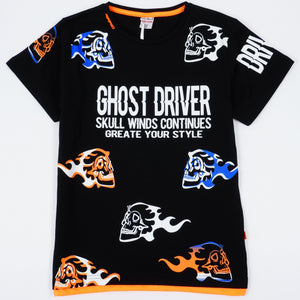 Boys' Ghost Driver' T-Shirt (9-14y) - Clothes4Kids