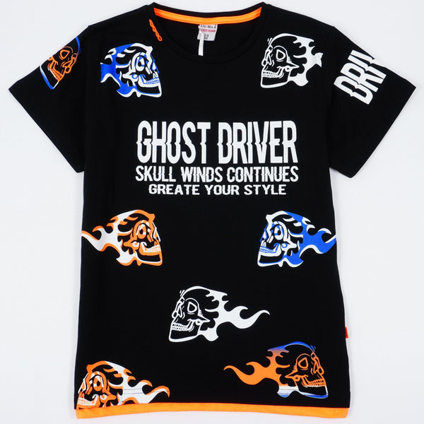 Boys' Ghost Driver' T-Shirt (9-14y) - Clothes4Kids