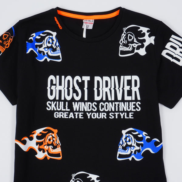 Boys' Ghost Driver' T-Shirt (9-14y) - Clothes4Kids