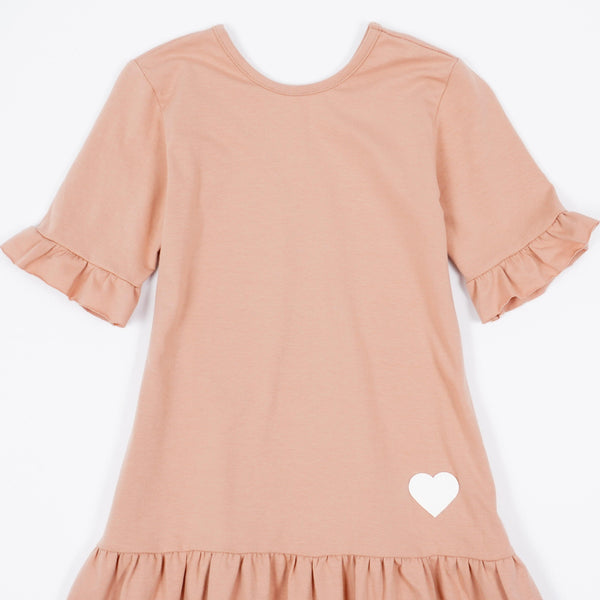 Girls' Love' Printed Dress (7-13y) - Clothes4Kids