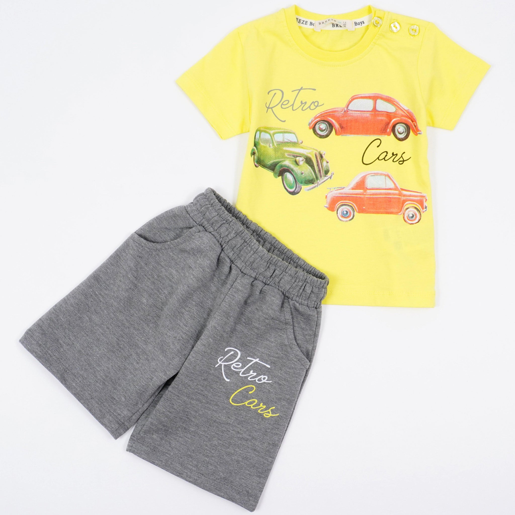 Boys' Retro Cars' Set (1-5y) - Clothes4Kids