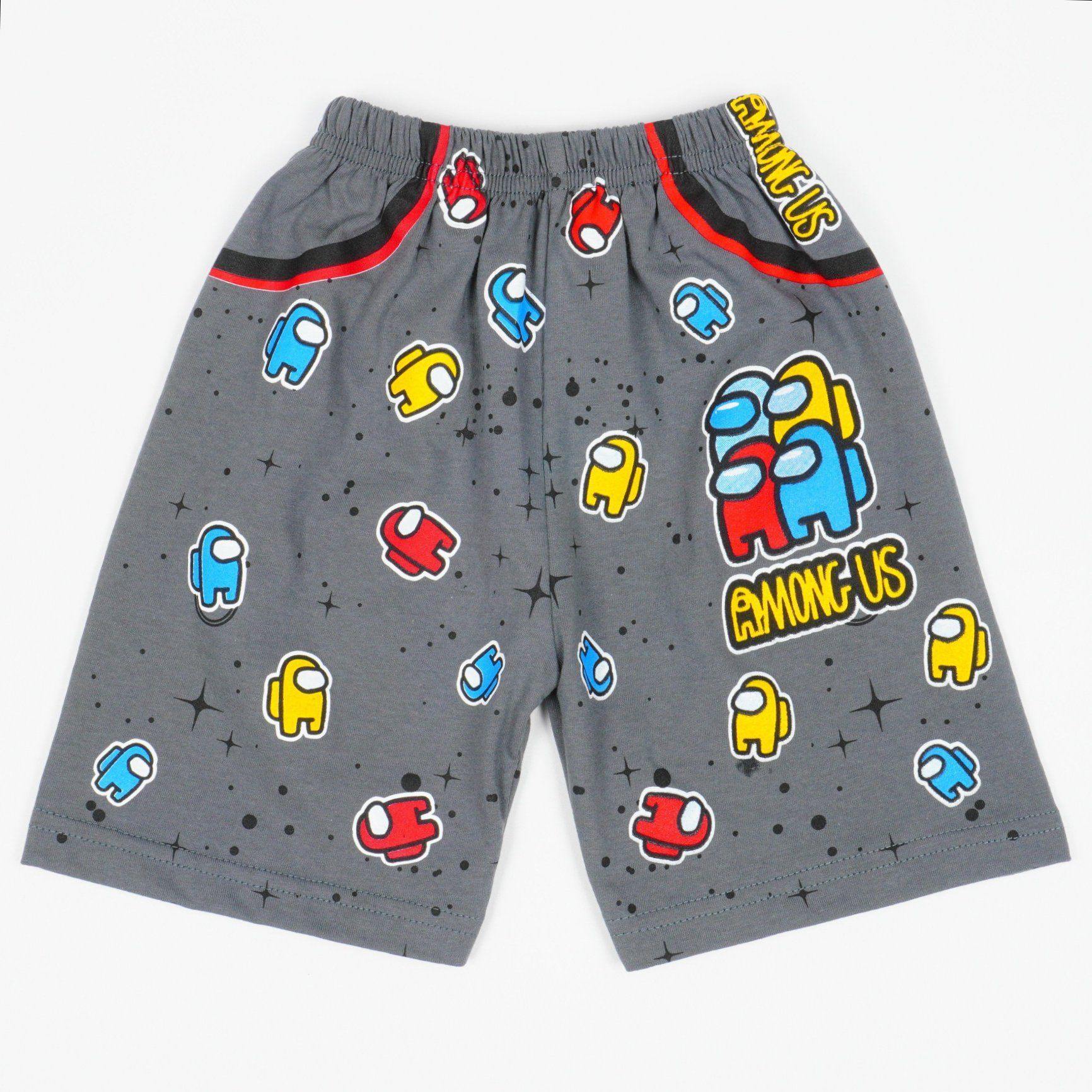 Boys' Among Us' Grey Shorts (4-7y) - Clothes4Kids