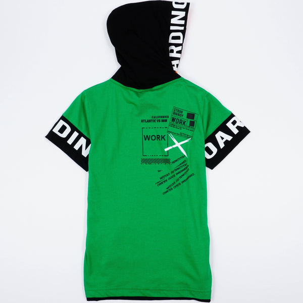 Boys' Boarding' Hooded T-Shirt (9-14y) - Clothes4Kids