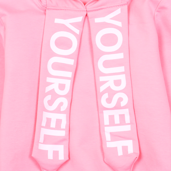 Girls' Yourself ' Pink/Grey Tracksuit (6-12y) - Clothes4Kids