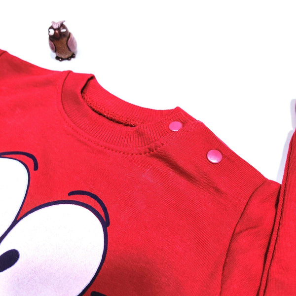 Baby Boy Red Zipped Face Set (3-18m) - Clothes4Kids