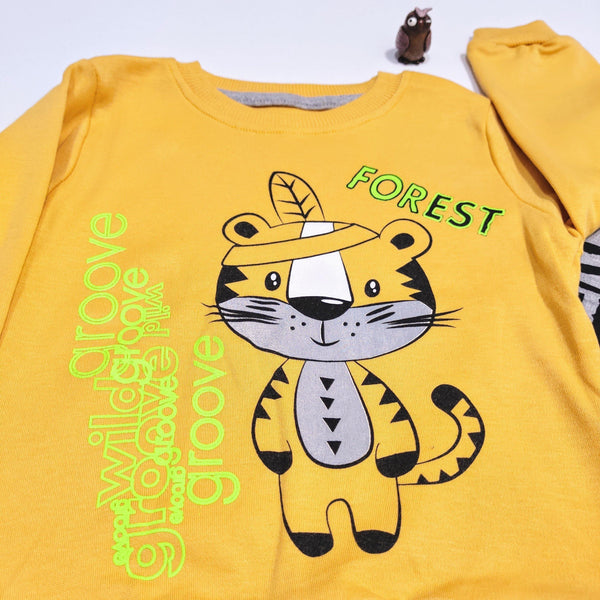 Baby Boy Tiger Forest' Printed Set (3-18m) - Clothes4Kids