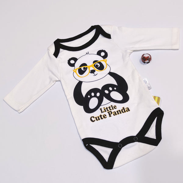 Baby Unisex 'Little Cute Panda' Printed Set (0-6m) - Clothes4Kids