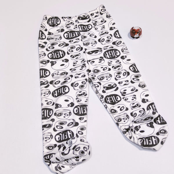 Baby Unisex 'Little Cute Panda' Printed Set (0-6m) - Clothes4Kids