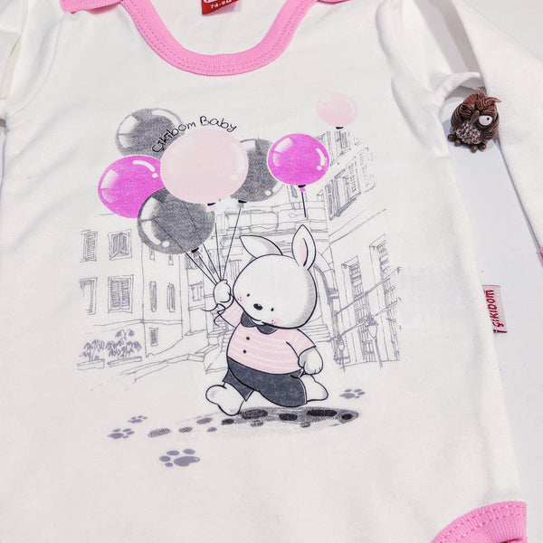Baby Girl Bunny and Balloons Set (0-9m) - Clothes4Kids