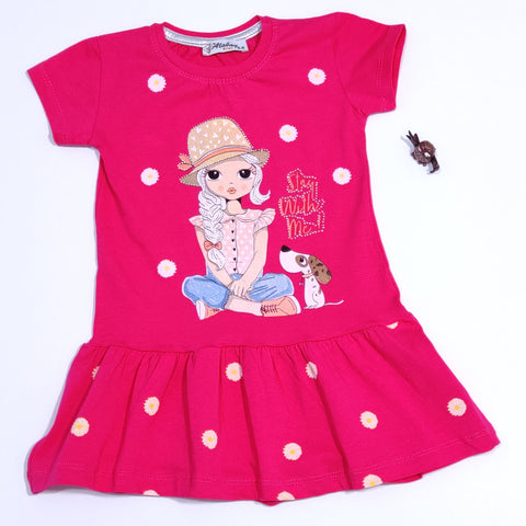 Girls' Stay With Me' Dress/ Tunic *Last Size 110(4-5yrs)*