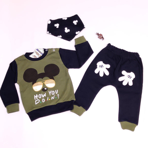 Baby 'HOW YOU DOIN'? Disney Mickey Mouse™ Set (0-9m) - Clothes4Kids