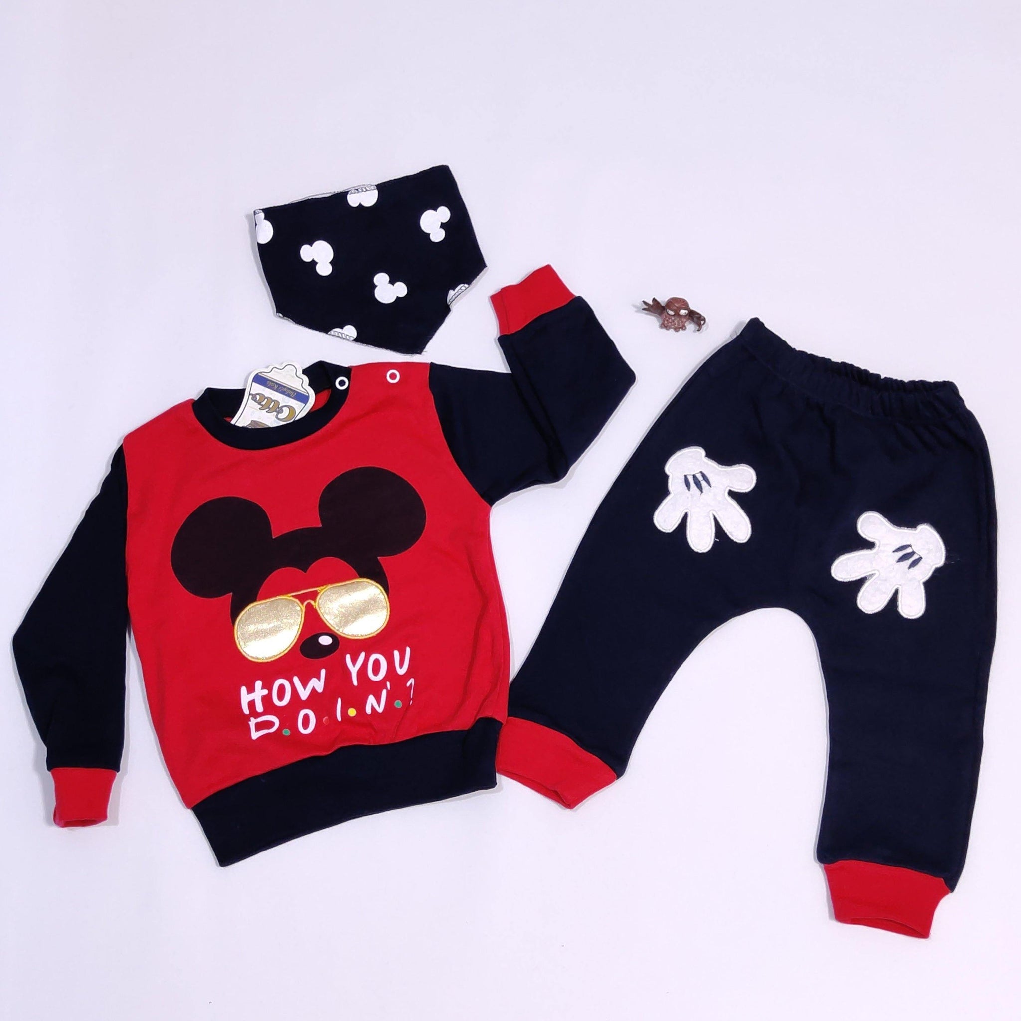Baby 'HOW YOU DOIN'? Disney Mickey Mouse™ Set (0-9m) - Clothes4Kids