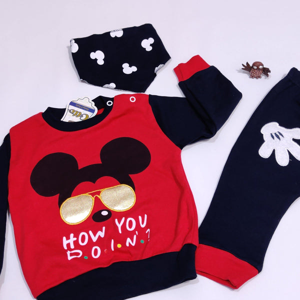 Baby 'HOW YOU DOIN'? Disney Mickey Mouse™ Set (0-9m) - Clothes4Kids