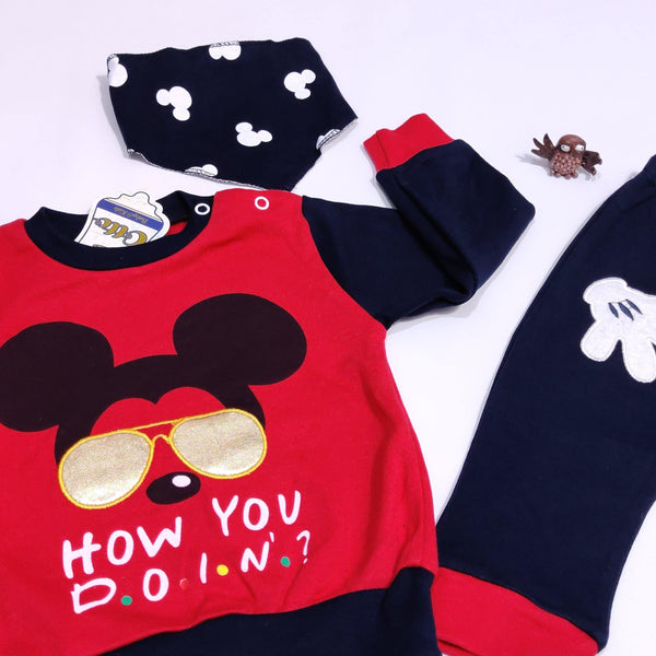 Baby 'HOW YOU DOIN'? Disney Mickey Mouse™ Set (0-9m) - Clothes4Kids