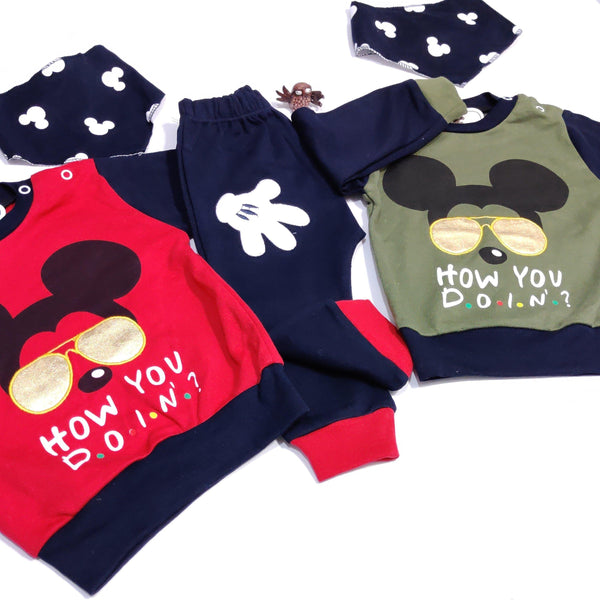 Baby 'HOW YOU DOIN'? Disney Mickey Mouse™ Set (0-9m) - Clothes4Kids