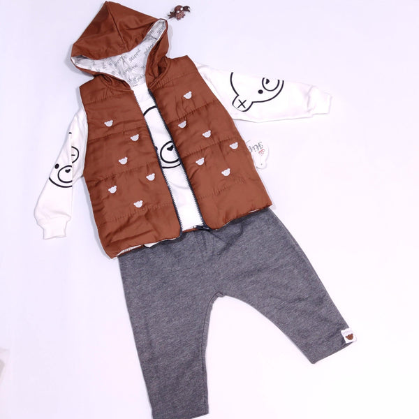 Boys' Teddy Bear 3pcs Set (3-12m) - Clothes4Kids