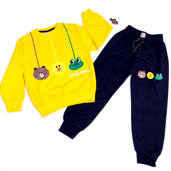 ' We Are Family' Animal Printed Set (9m-4y) - Clothes4Kids