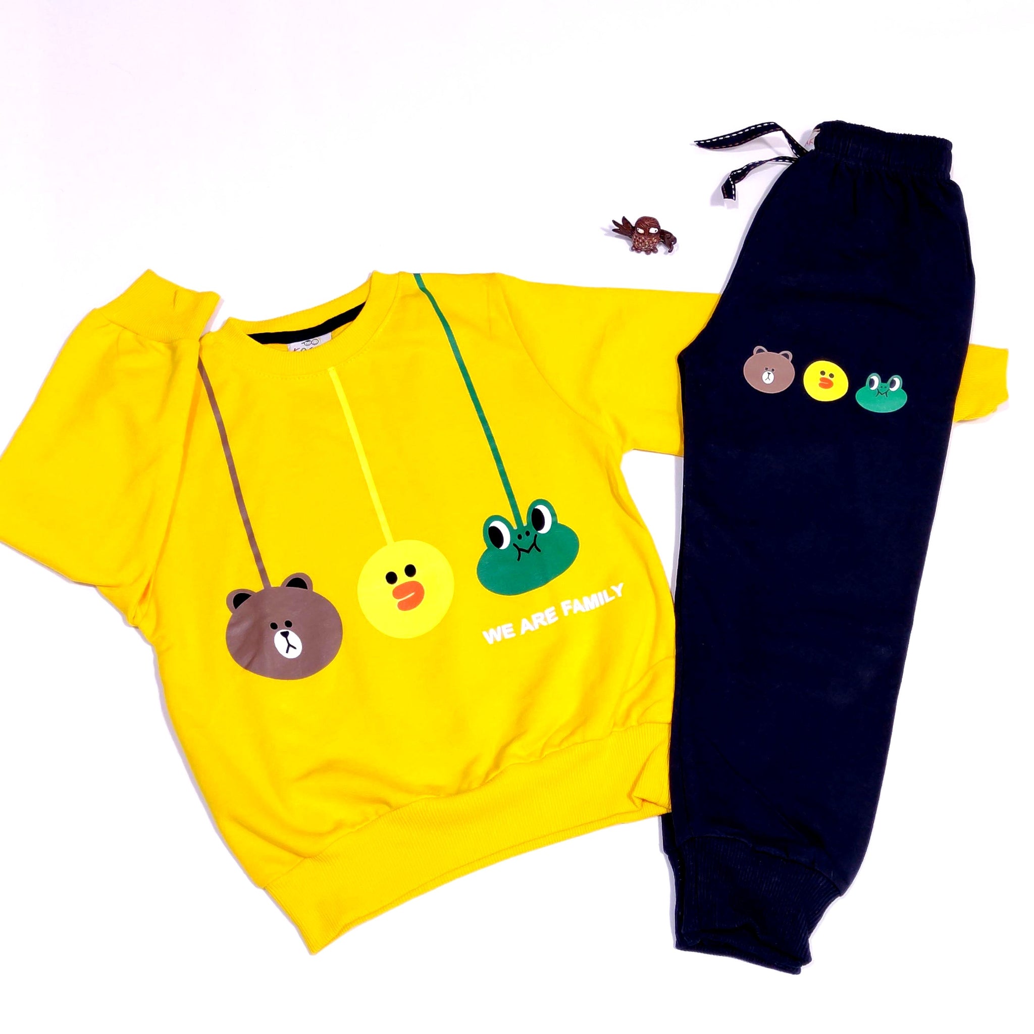 ' We Are Family' Animal Printed Set (9m-4y) - Clothes4Kids