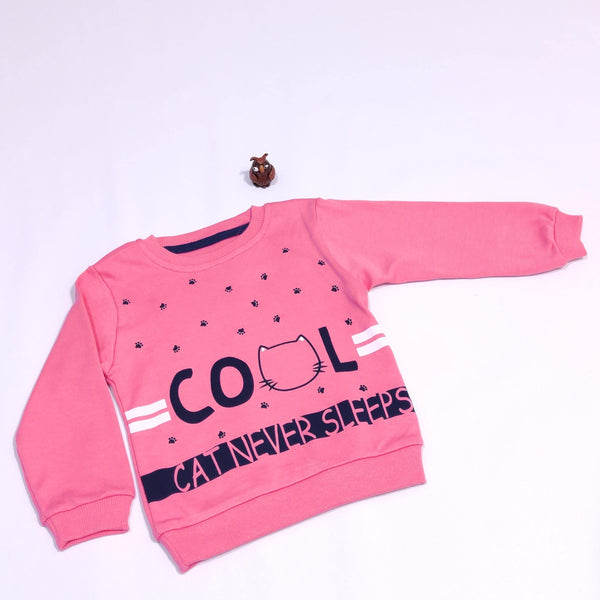 Girls' Cool Cat Never Sleeps' Printed 2pcs Set (3-12m) - Clothes4Kids