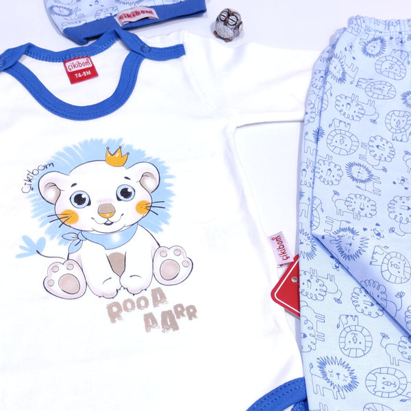 Baby Boy 'Little Lion King' Set (0-6m) - Clothes4Kids