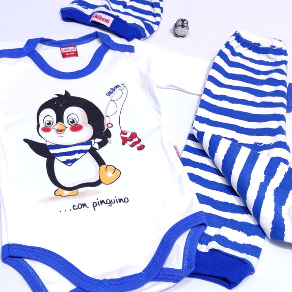 Baby Boy Penguin Set (0-9m) - Clothes4Kids