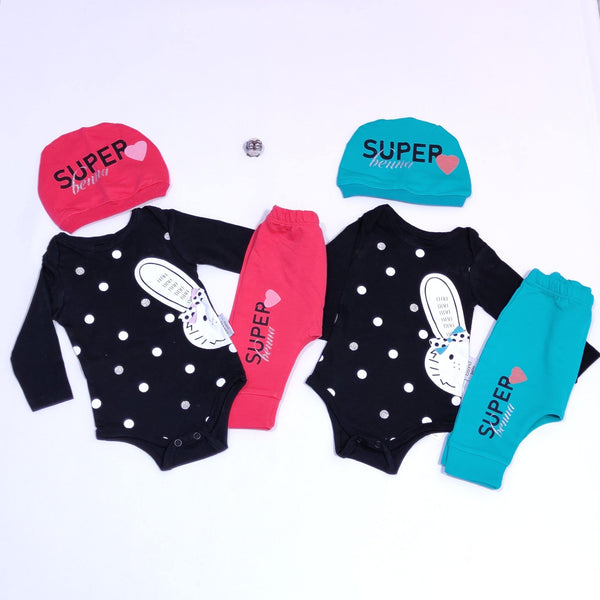 Baby Super Bunny 3pcs Set (0-9m) - Clothes4Kids