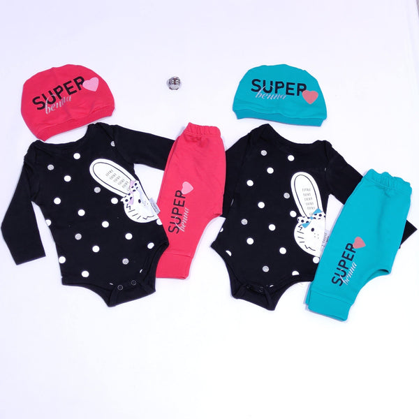 Baby Super Bunny 3pcs Set (0-9m) - Clothes4Kids